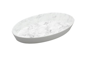 Efay Floating Oval Platter 10" Pure White - Premium Tray from Efay - Just $35! 
