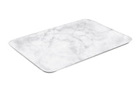 Efay Melamine Marble Carrara Rectangular Tray 15" Pure White - Premium Tray from Efay - Just $55! 