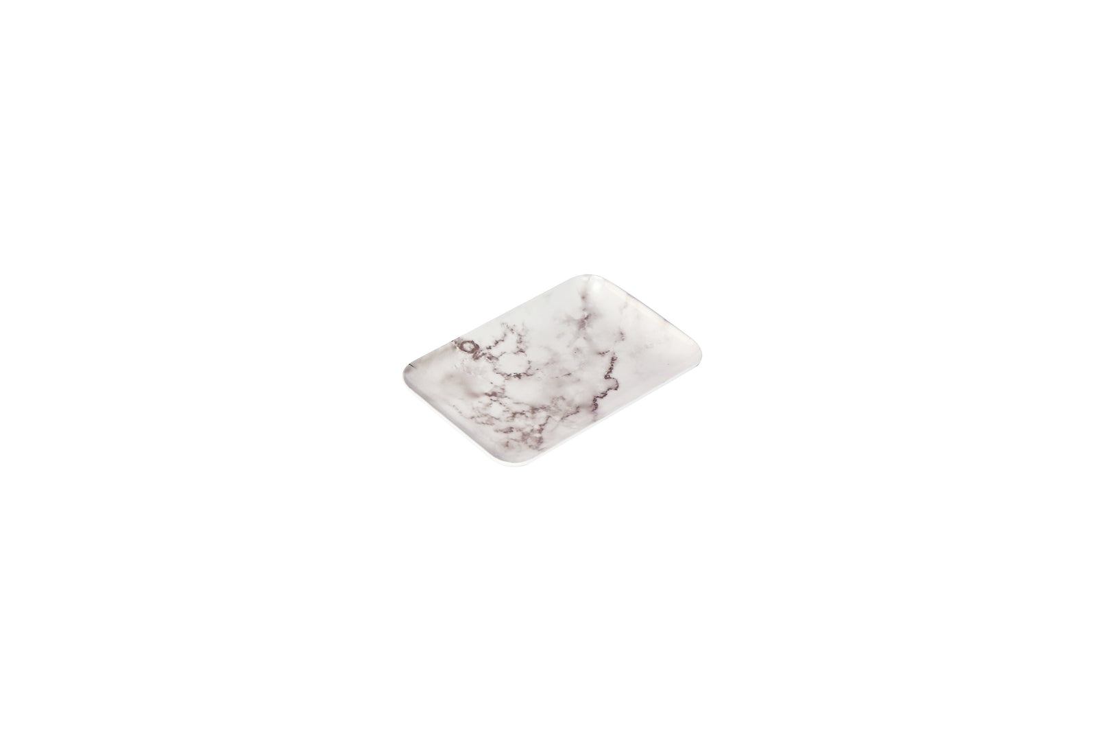 Efay Melamine Marble Carrara Rectangular Tray 8"Pure White - Premium Tray from Efay - Just $20! 
