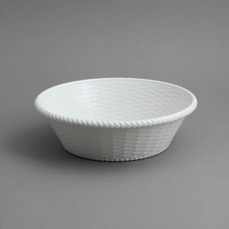 Efay Melamine Basket Round Basket 9" Ivory - Premium basket from Efay - Just $20! 