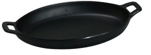 Efay Melamine Little Chef Mini Oval Pan 8" Black - Premium Table Accessories from Efay - Just $20! 