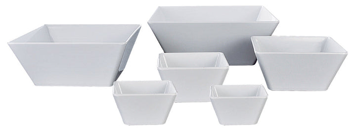 Efay Melamine Canon Square Deep Bowl 7" Ivory - Premium Bowl from Efay - Just $25! 