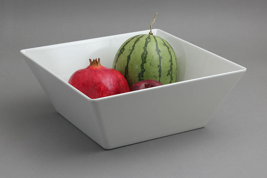 Efay Melamine Canon Square Deep Bowl 12" Ivory - Premium Bowl from Efay - Just $65! 