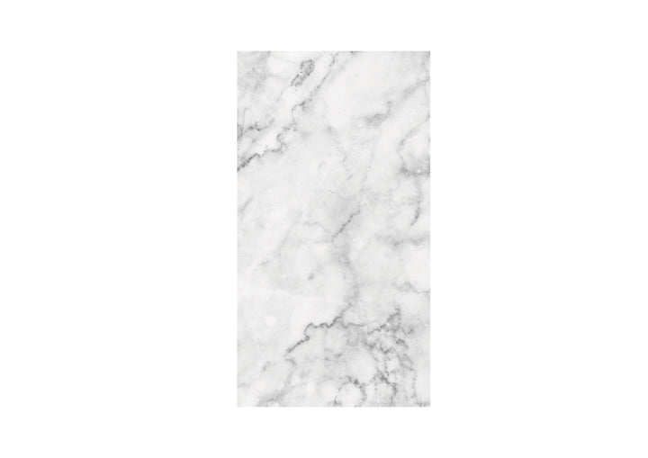 Efay Melamine Marble Carrara Footed Platter 1/3 White - Premium Platters from Efay - Just $45! 