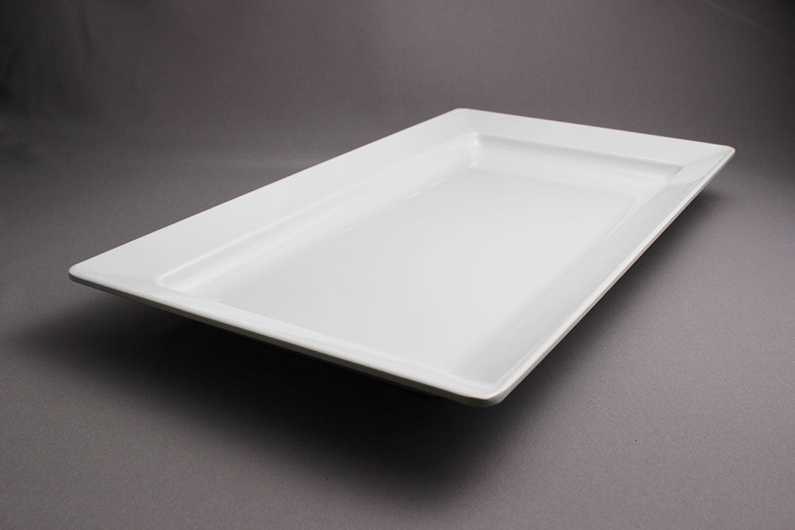 Efay Melamine Dido Rectangular Plate 22" Ivory - Premium Plate from Efay - Just $90! 