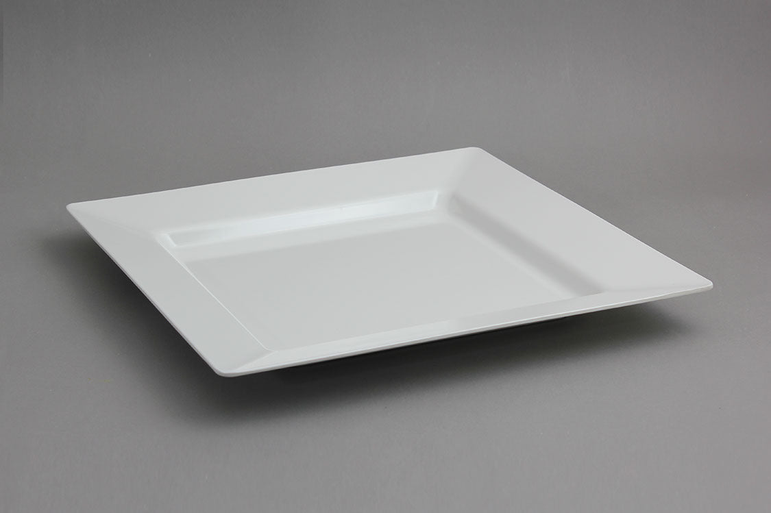 Efay Melamine Dido Economical Square Plate 16" Ivory - Premium Plate from Efay - Just $40! 