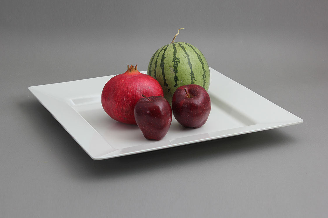 Efay Melamine Dido Economical Square Plate 16" Ivory - Premium Plate from Efay - Just $40! 