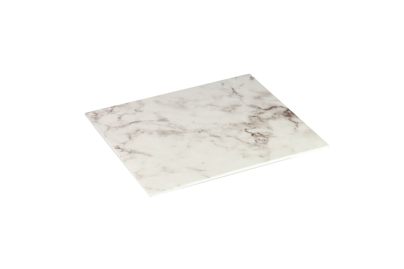 Efay Marble Carrara Footed Platter 1/2 Pure White - Premium Platters from Efay - Just $65! 