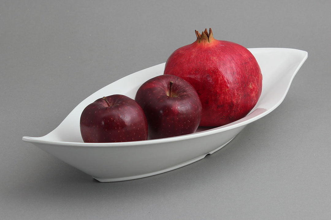 Efay Hana Economical Leaf Bowl 16.5" Ivory - Premium Bowl from Efay - Just $35! 