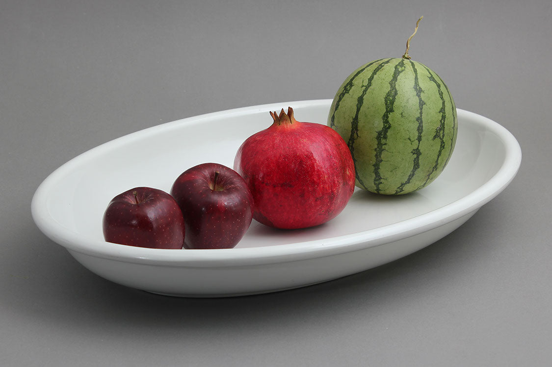 Efay Melamine Joo Oval Platter 20" Ivory - Premium Platters from Efay - Just $55! 