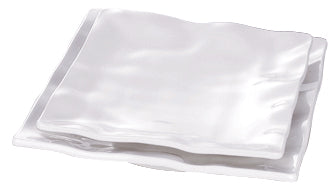 Efay Melamine Kang Square Wavy Plate 17" Ivory - Premium Plate from Efay - Just $85! 