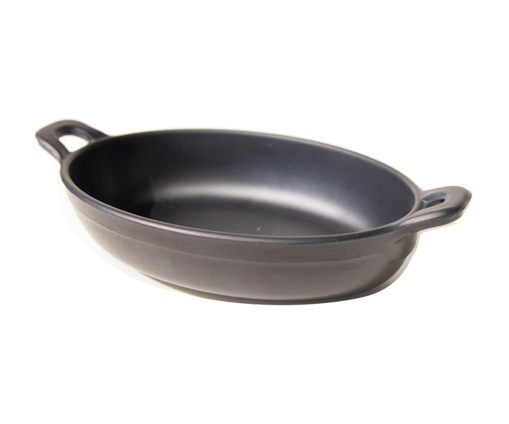 Efay Melamine Little Chef Mini Oval Pan 5" Black - Premium Table Accessories from Efay - Just $15! 