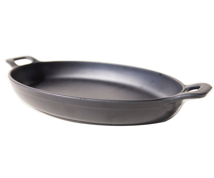 Efay Melamine Little Chef Mini Oval Pan 8" Black - Premium Table Accessories from Efay - Just $20! 