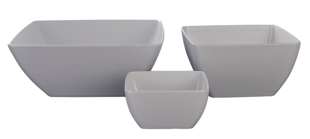 Efay Melamine Lullaby Curved Bowl 11" Ivory - Premium Bowl from Efay - Just $35! 