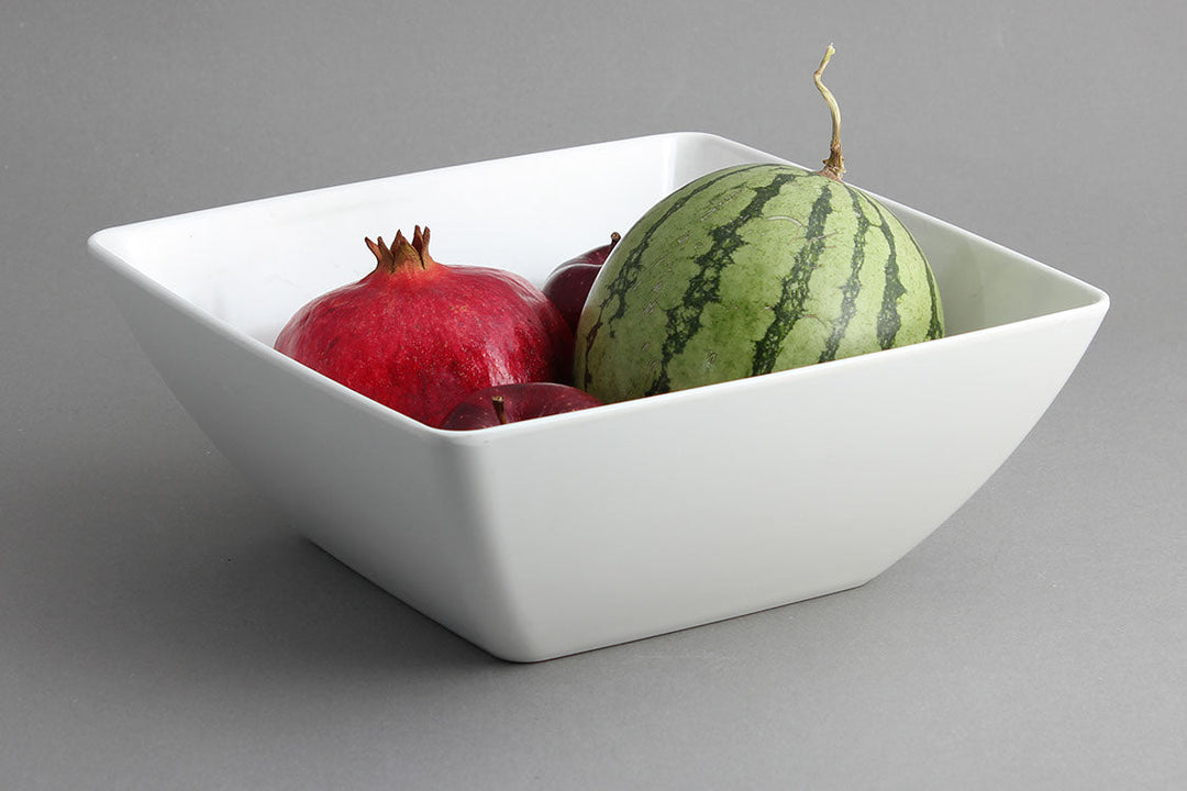 Efay Melamine Lullaby Curved Bowl 11" Ivory - Premium Bowl from Efay - Just $35! 