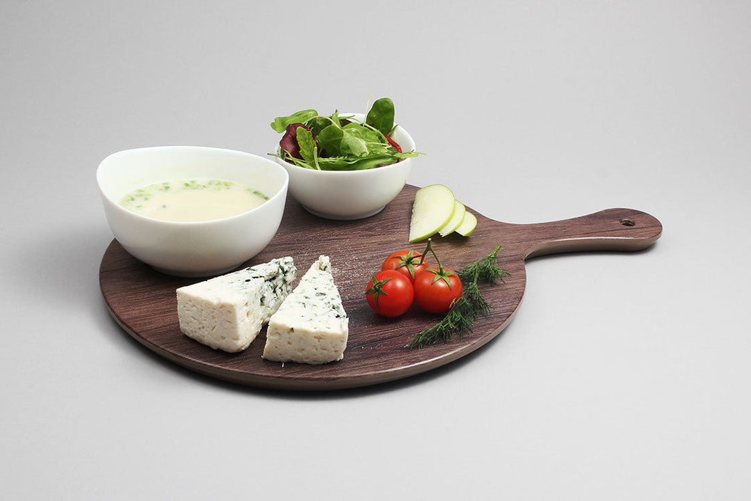 Efay Malemine Mela Round Gourmet Board 17" Oak Earth - Premium Platters from Efay - Just $70! 