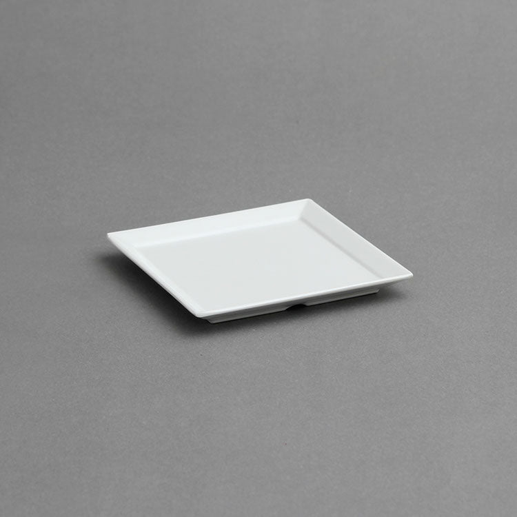 Efay Melamine Rosemary Square Plate 4" Ivory - Premium Plates from Efay - Just $10! 