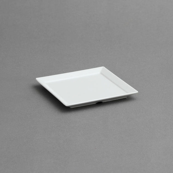 Efay Melamine Rosemary Square Plate 4" Ivory - Premium Plates from Efay - Just $10! 