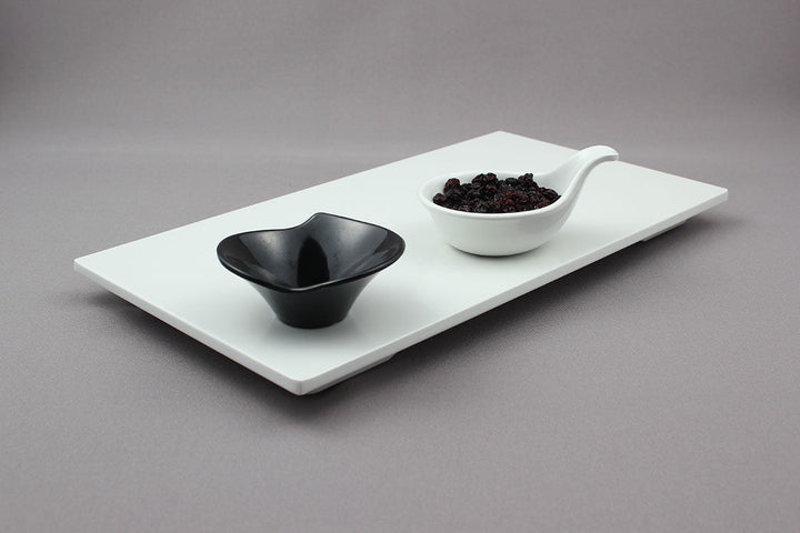 Efay Tablet Footed Platter 1/3 Ivory - Premium Platters from Efay - Just $35! 