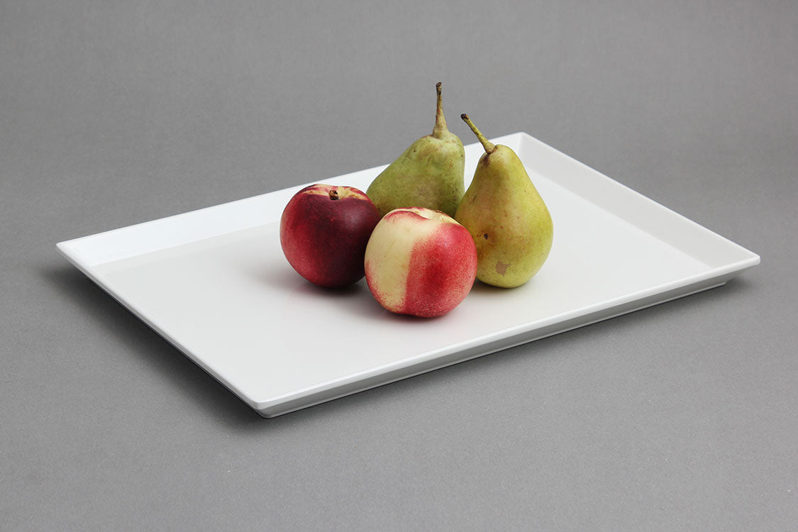 Efay Melamine Velocity Cake Tray 14" Ivory - Premium Trays from Efay - Just $30! 