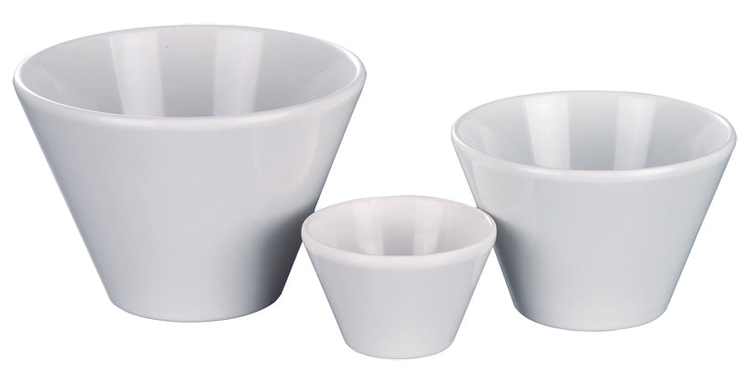 Efay Melamine Velocity V Shape Bowl 6" Ivory - Premium Bowl from Efay - Just $20! 