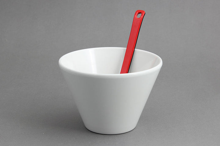 Efay Melamine Velocity V Shape Bowl 6" Ivory - Premium Bowl from Efay - Just $20! 