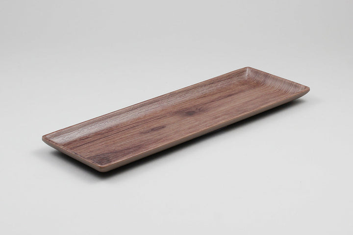 Efay Melamine Woody Baker Rectangular Platter Oak Earth - Premium Platter from Efay - Just $15! 