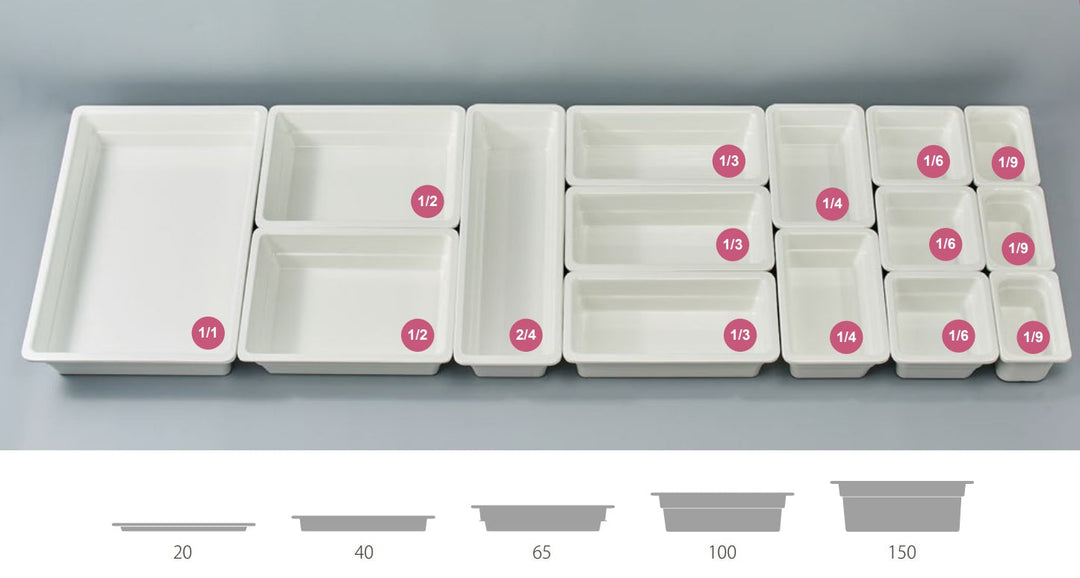 Efay Melamine Gastronorm 2/4 American Ivory - Premium PAN from Efay - Just $55! 