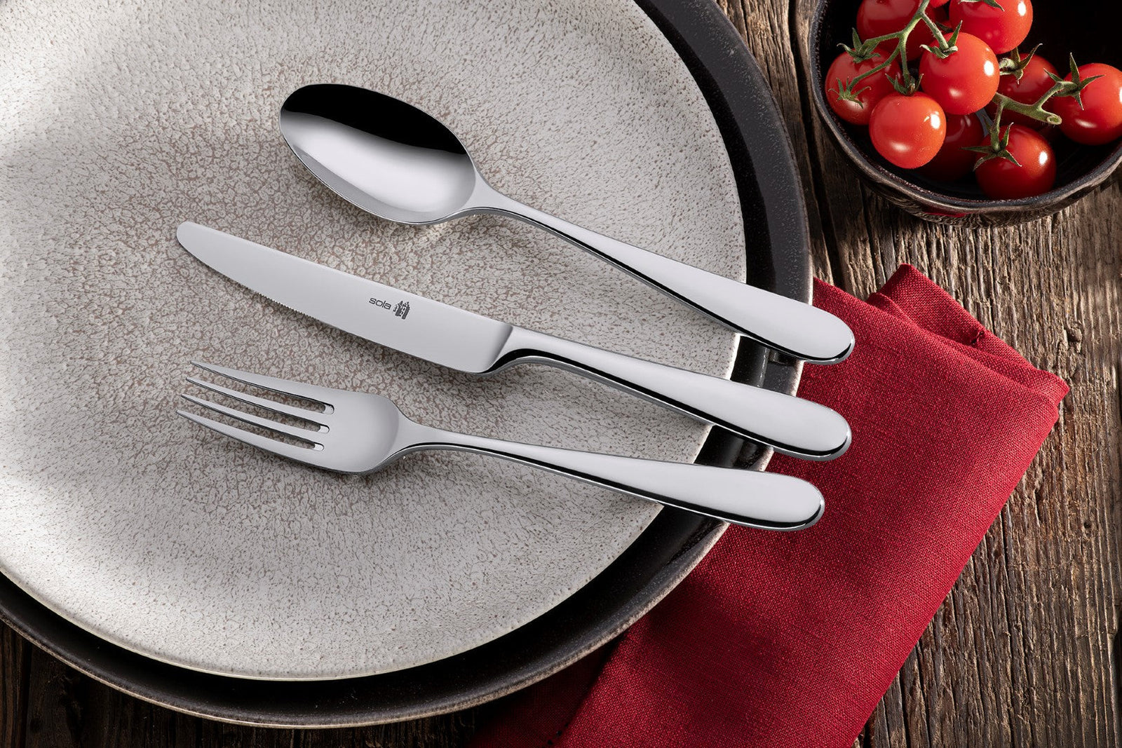 Sola Cutlery Nordica Satin Set of 24pcs - Premium Cutlery from Sola - Just $357.50! 
