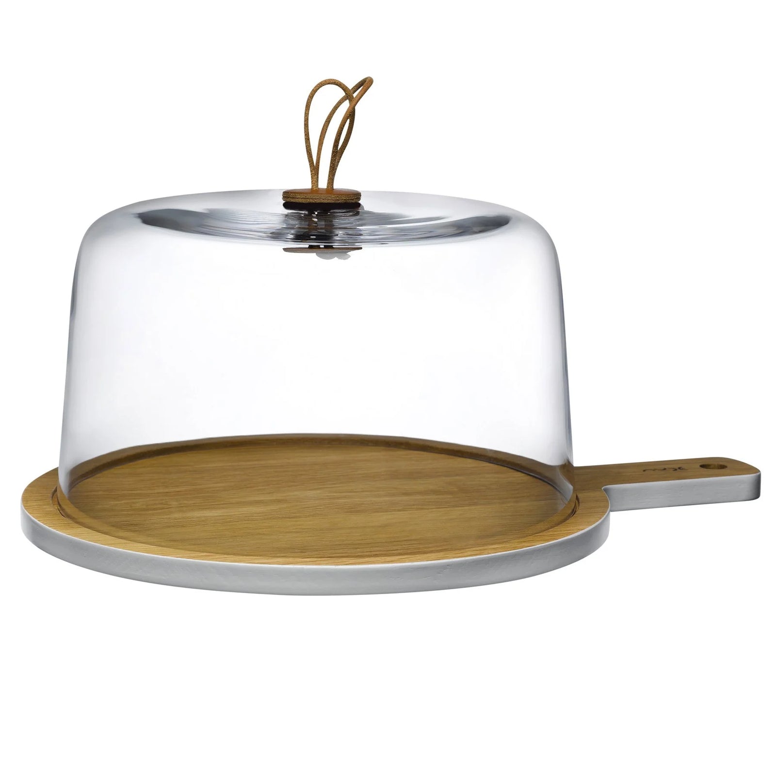 Nude Gazebo Cake Dome Clear with Wooden Base - Premium  from Nude Glass - Just $290! 
