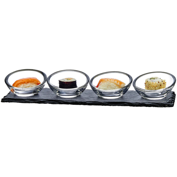 Nude Essentials Quartet Set of 4pcs Serving  Clear - Premium  from Nude Glass - Just $255! 