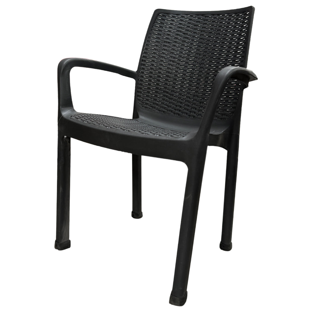 Royal Plastic Rattan Chair Grey - Premium Chair from Royal Plastic - Just $65! 