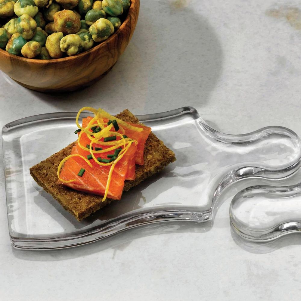 Nude Amour Set of 2pcs Serving Plate 165 mm Clear - Premium  from Nude Glass - Just $450! 