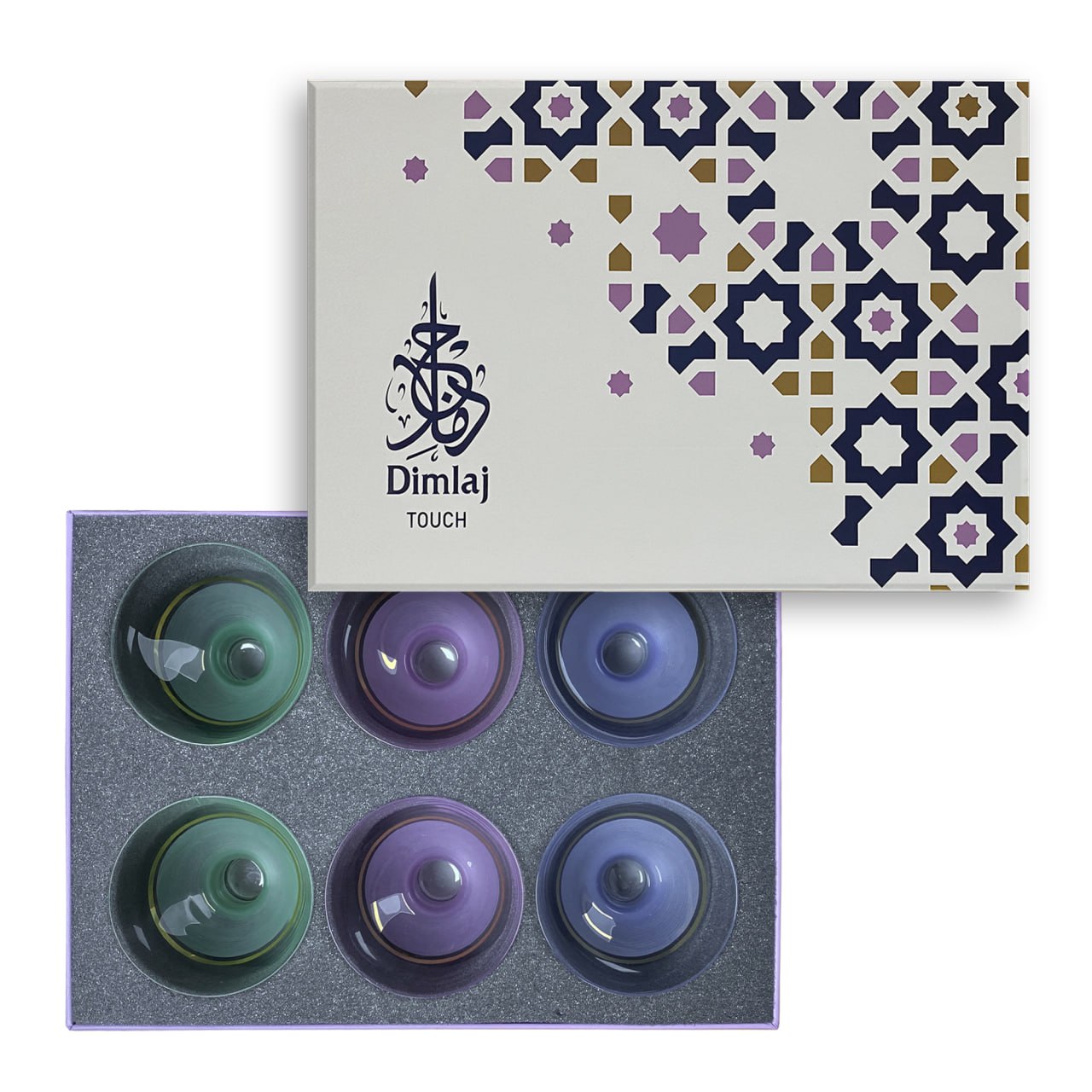 Dimlaj Touch Luminous Set of 6 Pcs Ice Cream Cups - Premium Ice Cream Cups from Dimlaj Touch - Just $135! 