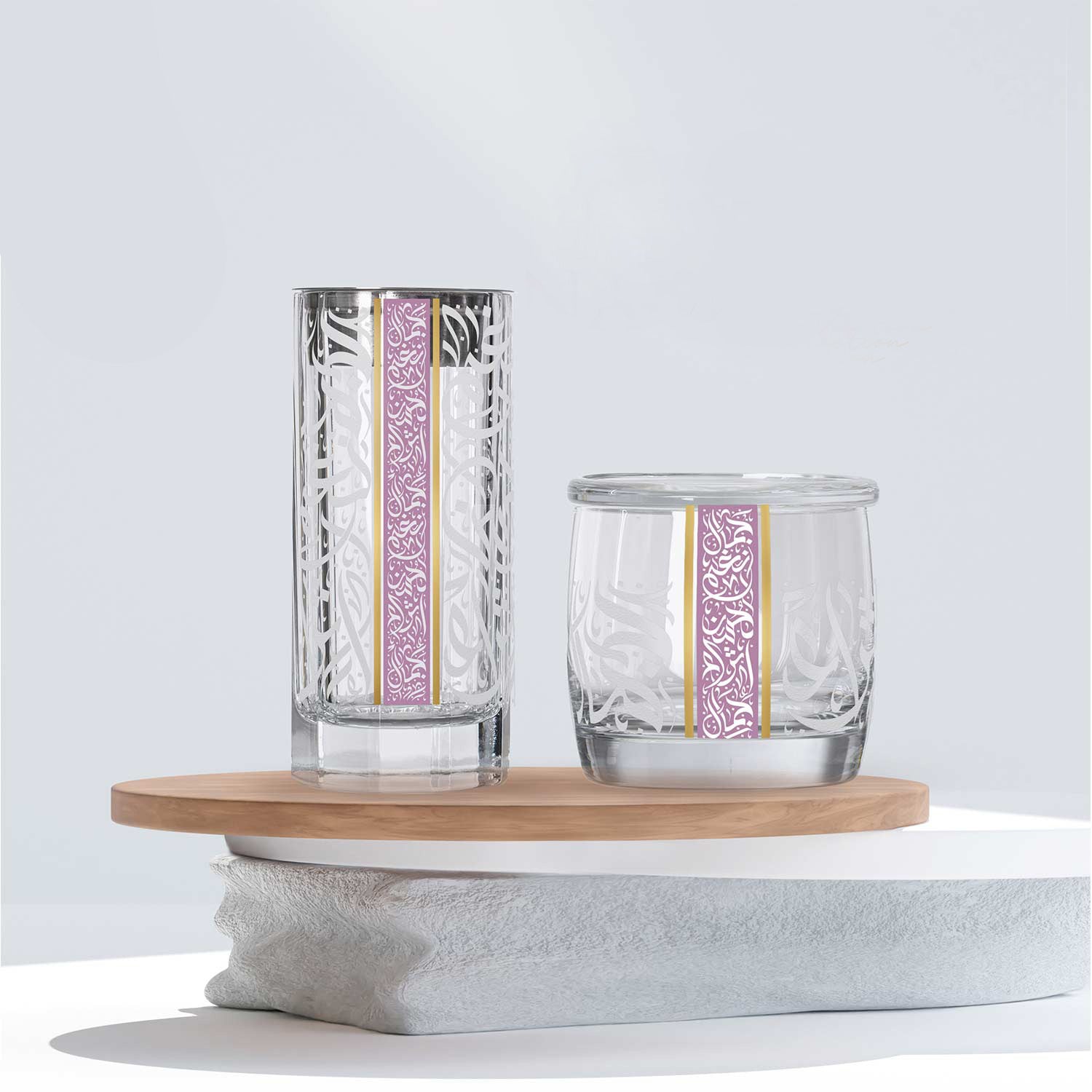 Dimlaj Nagham Censer with Candle Holder (Gold & Pink) - Premium Candle Holders from Nagham By Dimlaj - Just $390! 