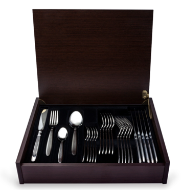 Dimlaj 24 Pcs cutlery Set - silver premium wooden gift box - Premium Cutlery from Dimlaj - Just $445! 