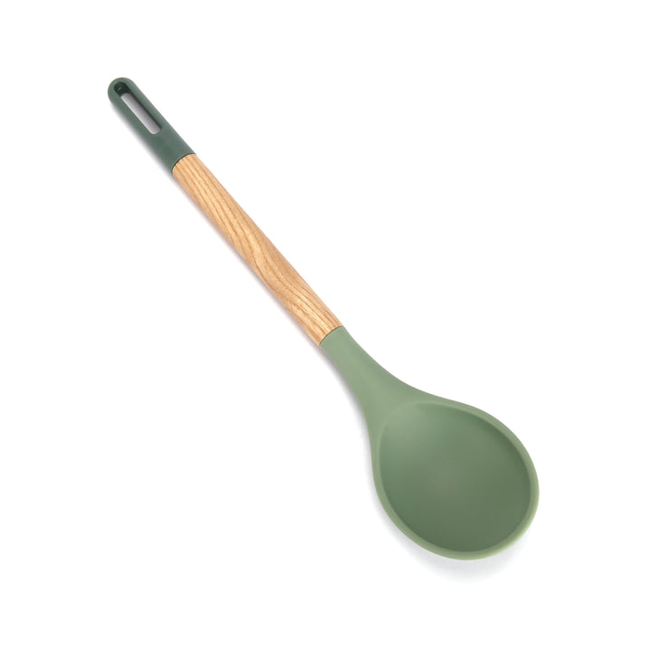 Wisteria Solid Spoon Green - Premium Kitchen Tool from Wisteria - Just $15! 