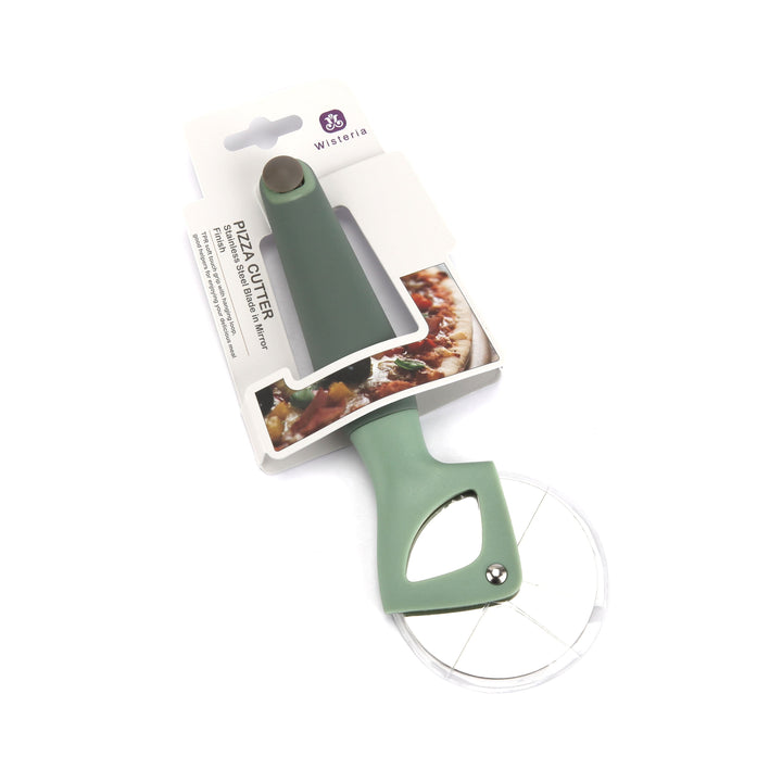 Wisteria Pizza Cutter Green - Premium Kitchen Tool from Wisteria - Just $10! 