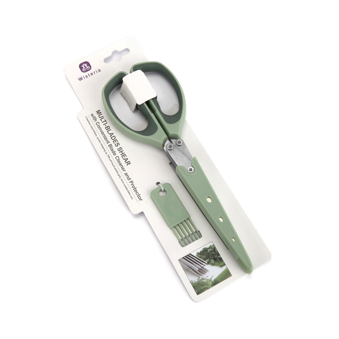 Wisteria Multi-blades Shear Green - Premium Kitchen Tool from Wisteria - Just $20! 