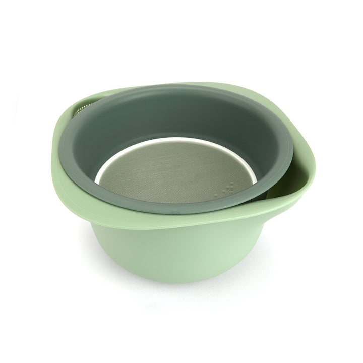 Wisteria Mixing Bowl & Sieve Green - Premium Kitchen Tool from Wisteria - Just $16! 