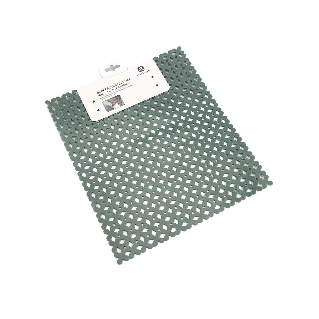 Wisteria Sink Protecting Mat Green - Premium Kitchen Tool from Wisteria - Just $10! 