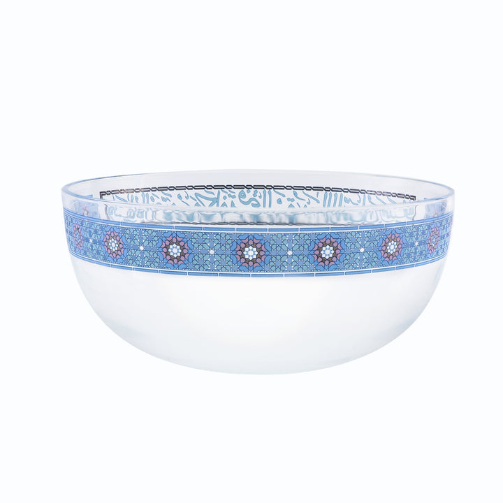 Dimlaj Melange Large Serving Bowl (Platinum & Blue) - Premium Serving Bowls from Melange By Dimlaj - Just $350! 