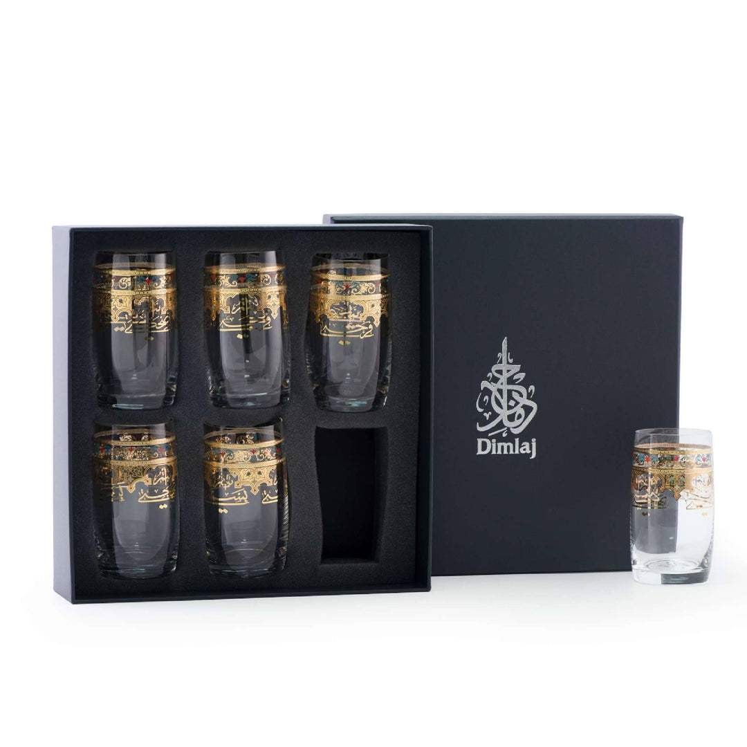 Dimlaj Suroor Set of 6 Pcs Tumblers (Gold) - Premium Tumblers from Suroor By Dimlaj - Just $212! 