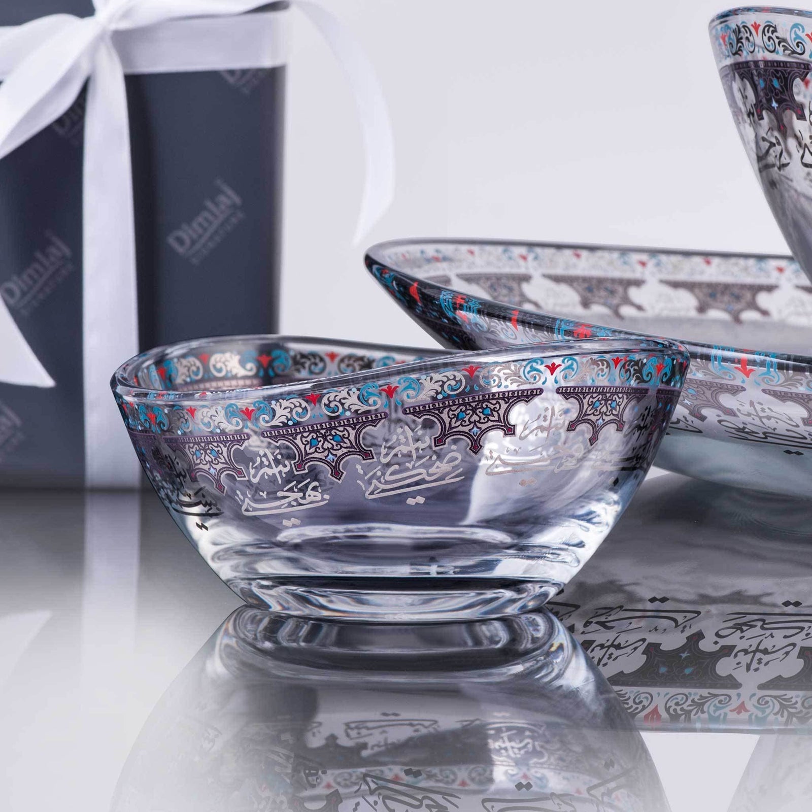 Dimlaj Suroor Set of 6 Pcs Small Serving Bowls (Platinum) - Premium Serving Bowls from Suroor By Dimlaj - Just $185! 