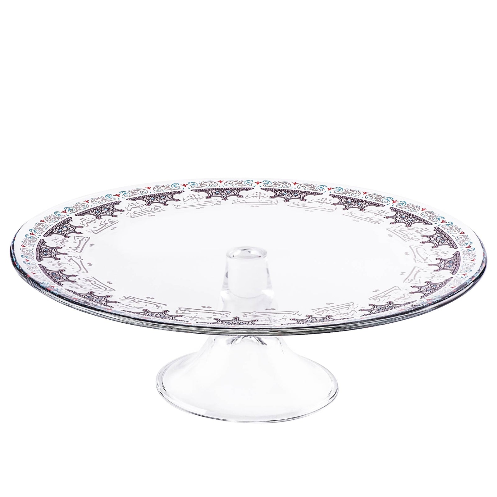 Dimlaj Suroor Footed Cake Plate (Platinum) - Premium Stands from Suroor By Dimlaj - Just $265! 