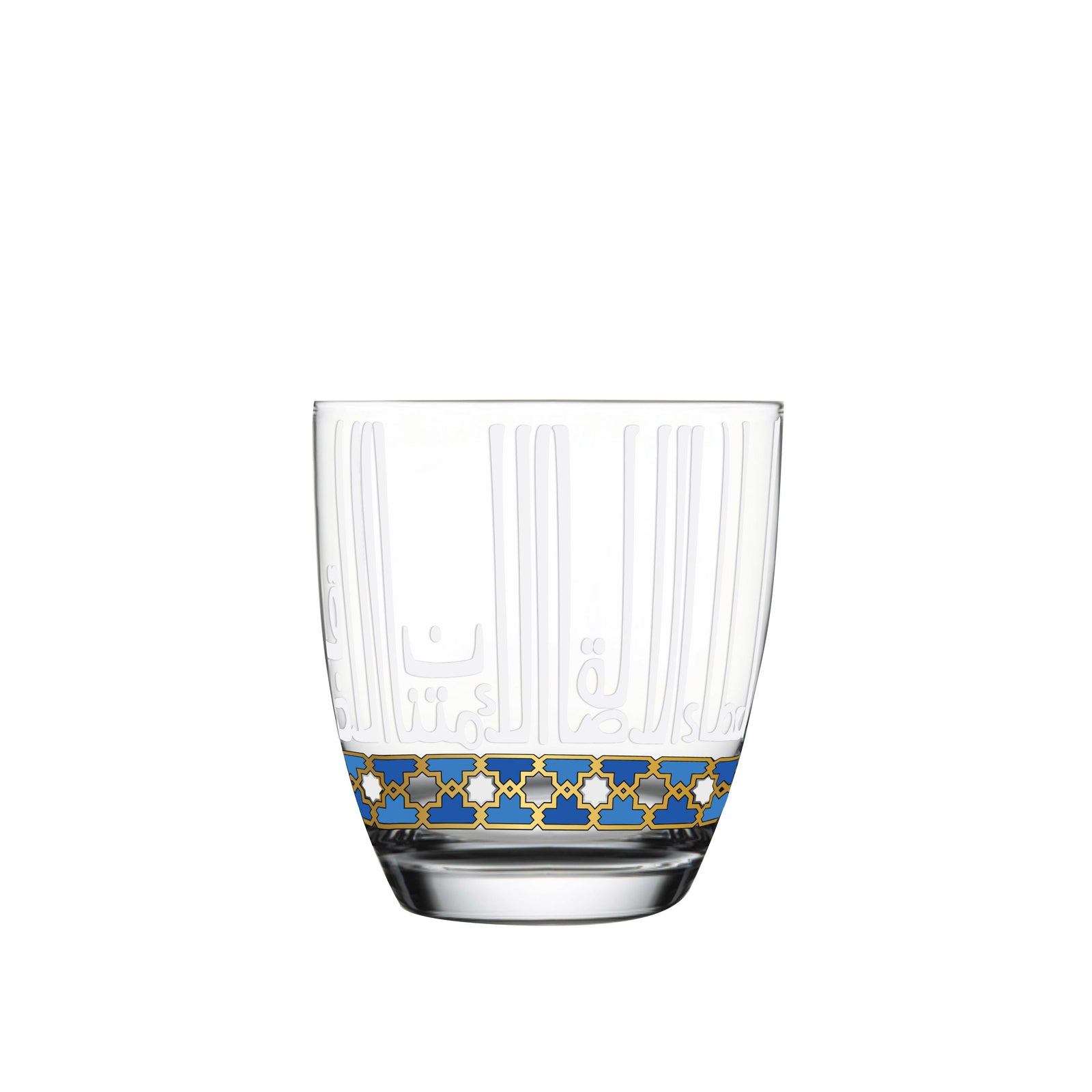 Dimlaj Asala Set of 6 Pcs Short Tumblers (Gold & Blue) - Premium Short Tumblers from Asala By Dimlaj - Just $265! 