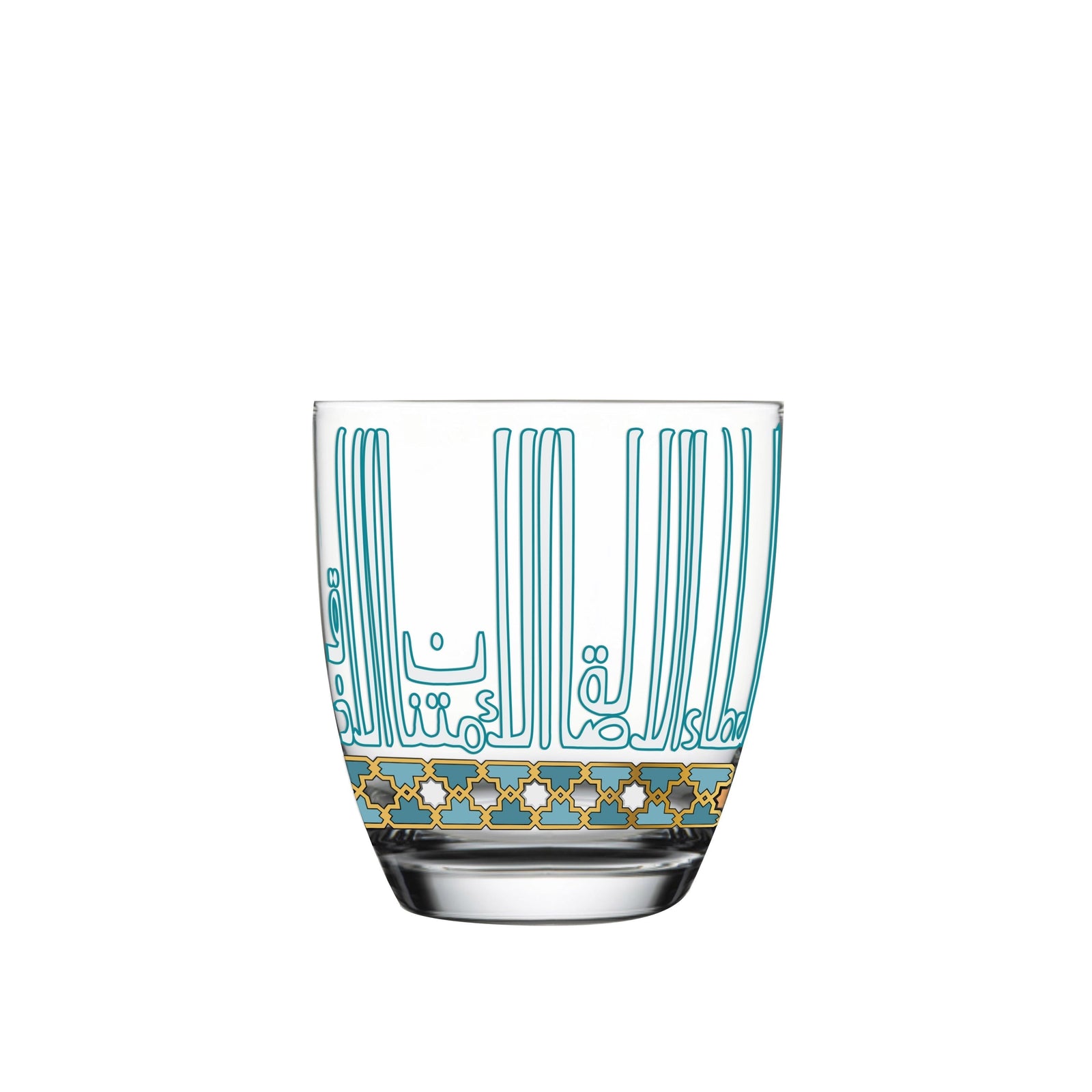 Dimlaj Asala Set of 6 Pcs Short Tumblers (Gold & Green) - Premium Short Tumblers from Asala By Dimlaj - Just $265! 