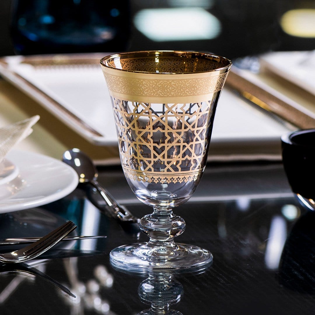 Dimlaj Cordoba Set of 6 Pcs Goblet Stems (Gold) - Premium Goblet Stemware from Cordoba By Dimlaj - Just $400! 