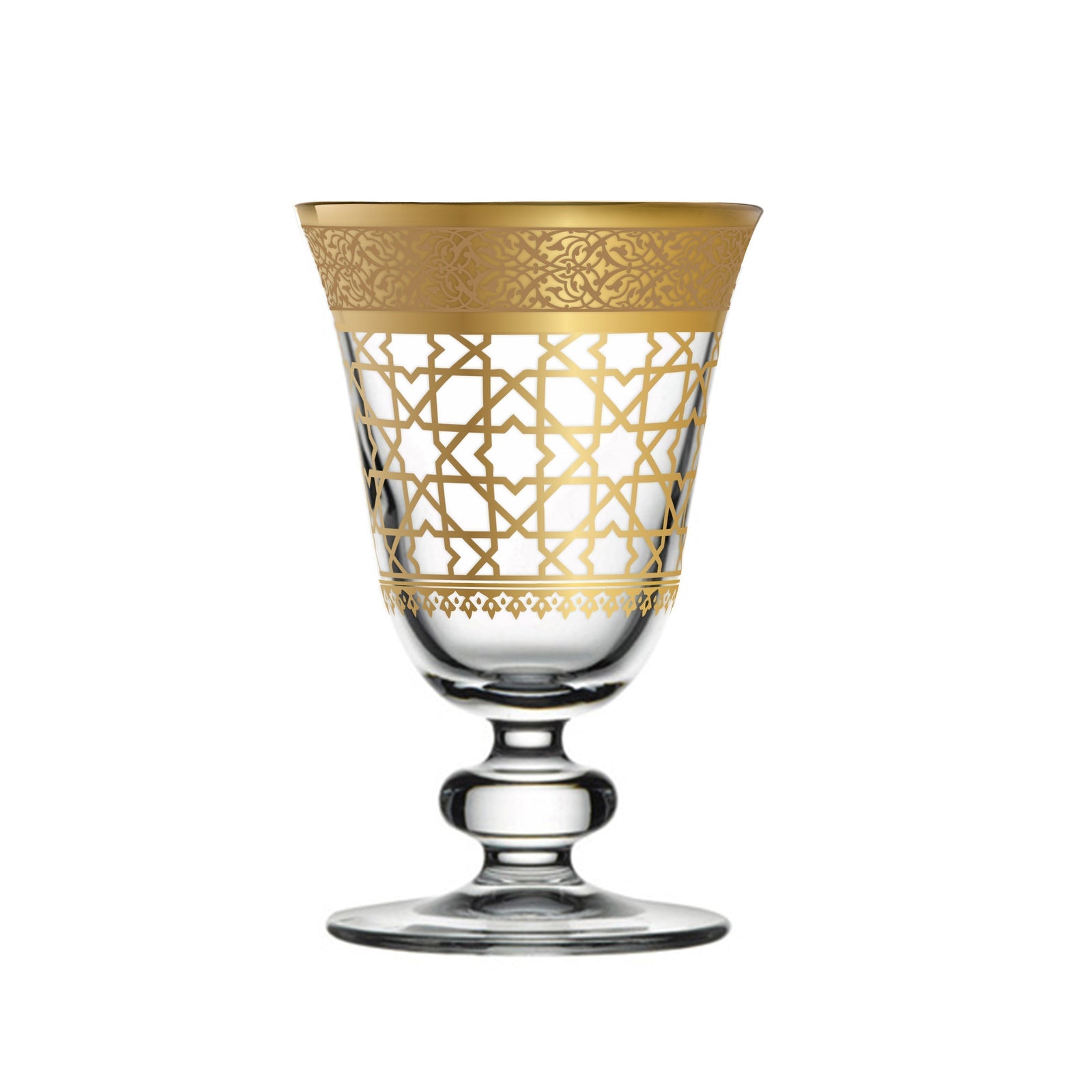 Dimlaj Cordoba Set of 6 Pcs Goblet Stems (Gold) - Premium Goblet Stemware from Cordoba By Dimlaj - Just $400! 