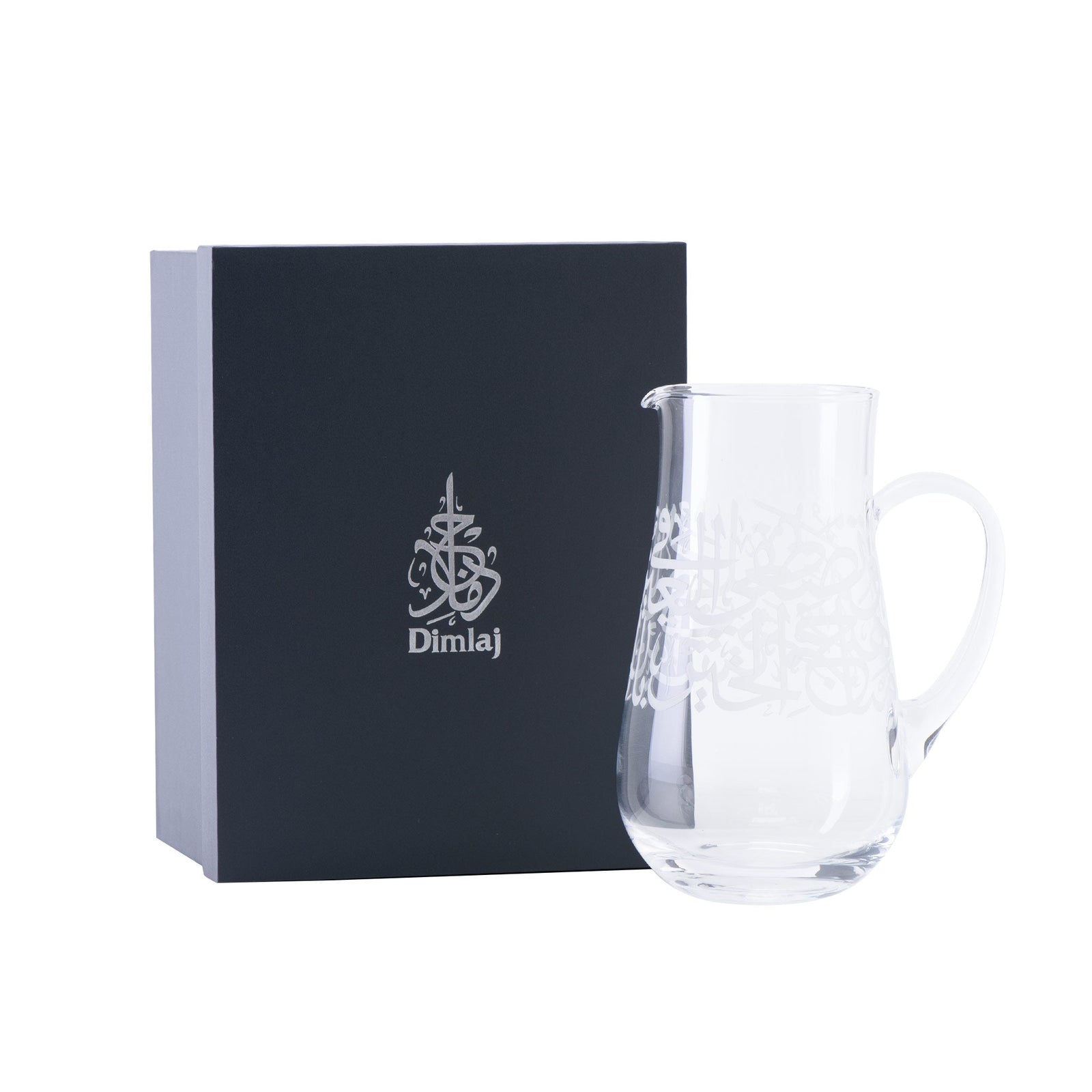 Dimlaj Thuluth Jug with Handle (Engraved) - Premium Jugs from Thuluth By Dimlaj - Just $550! 